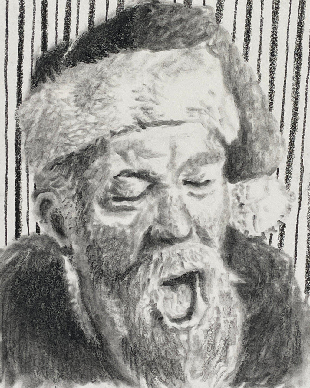 Original Charcoal Drawing