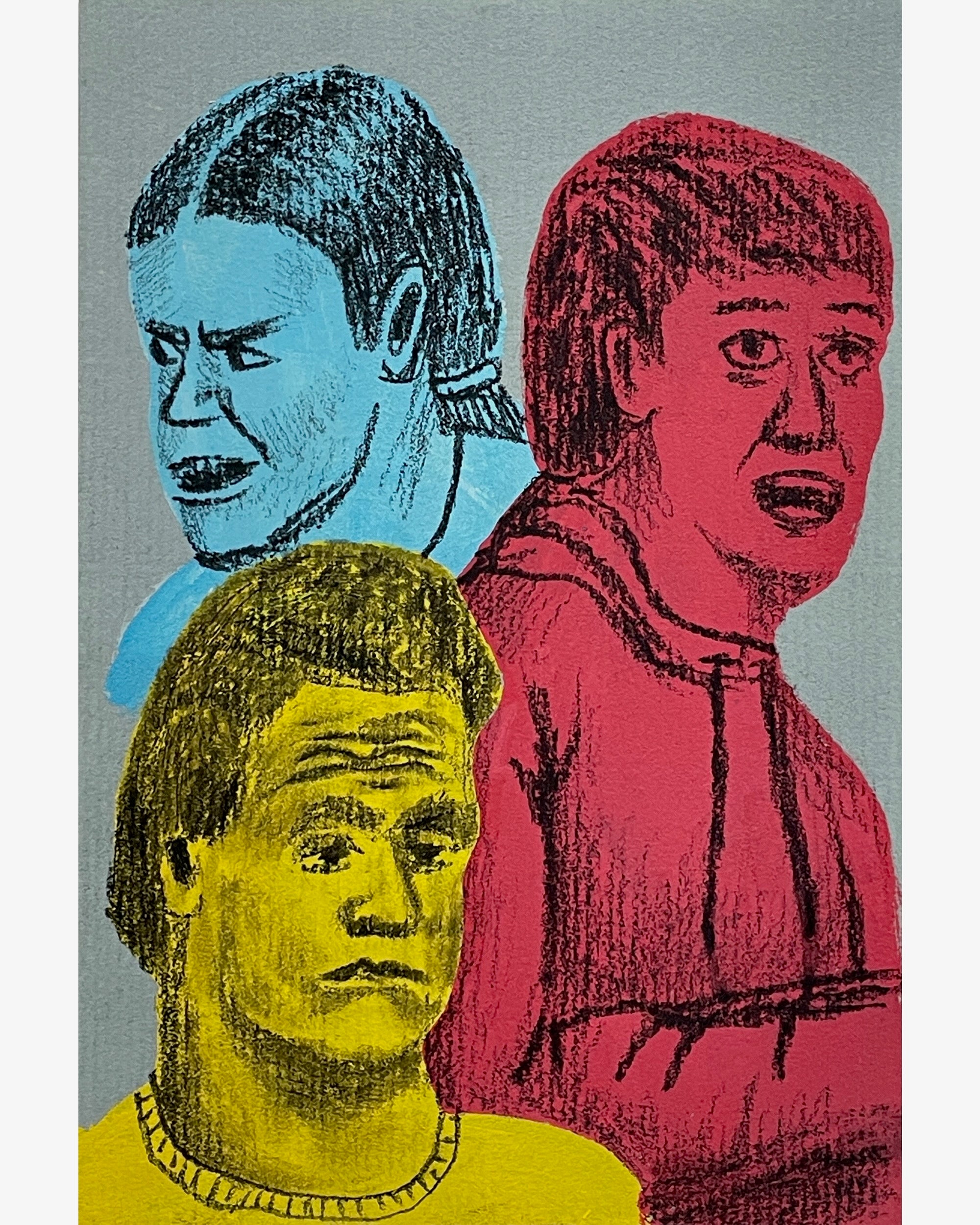 Original Mixed Media Drawing
