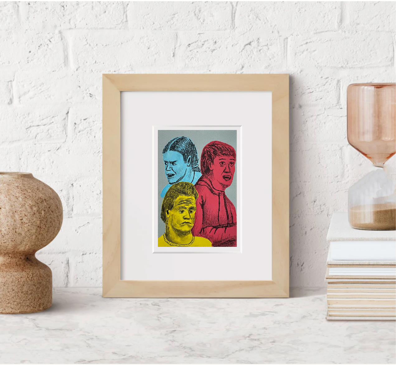 Original Mixed Media Drawing