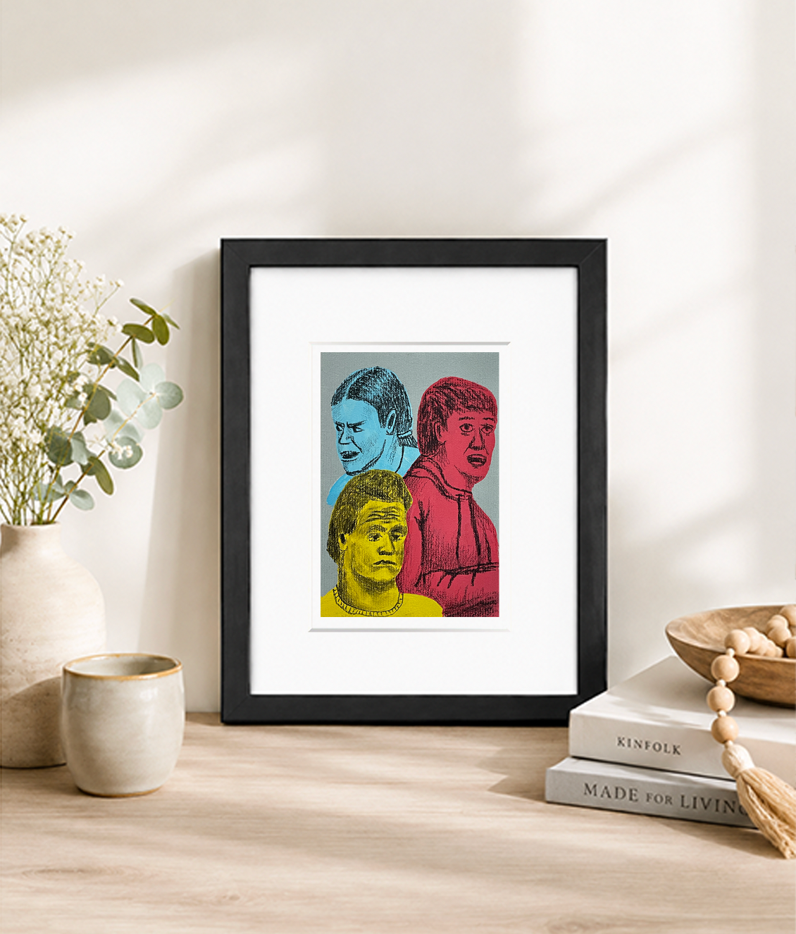 Original Mixed Media Drawing