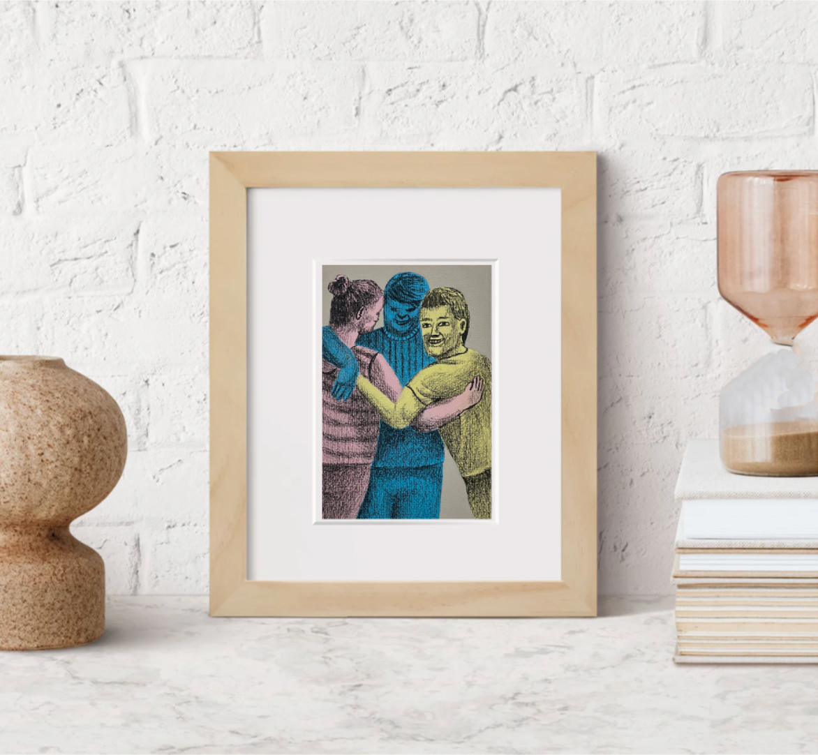 Original Mixed Media Drawing