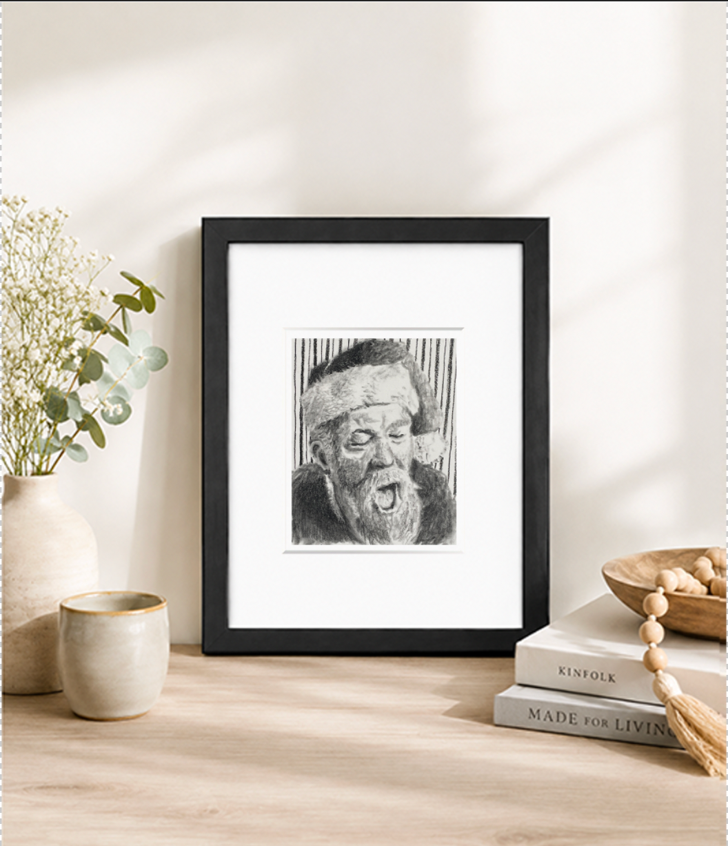 Original Charcoal Drawing