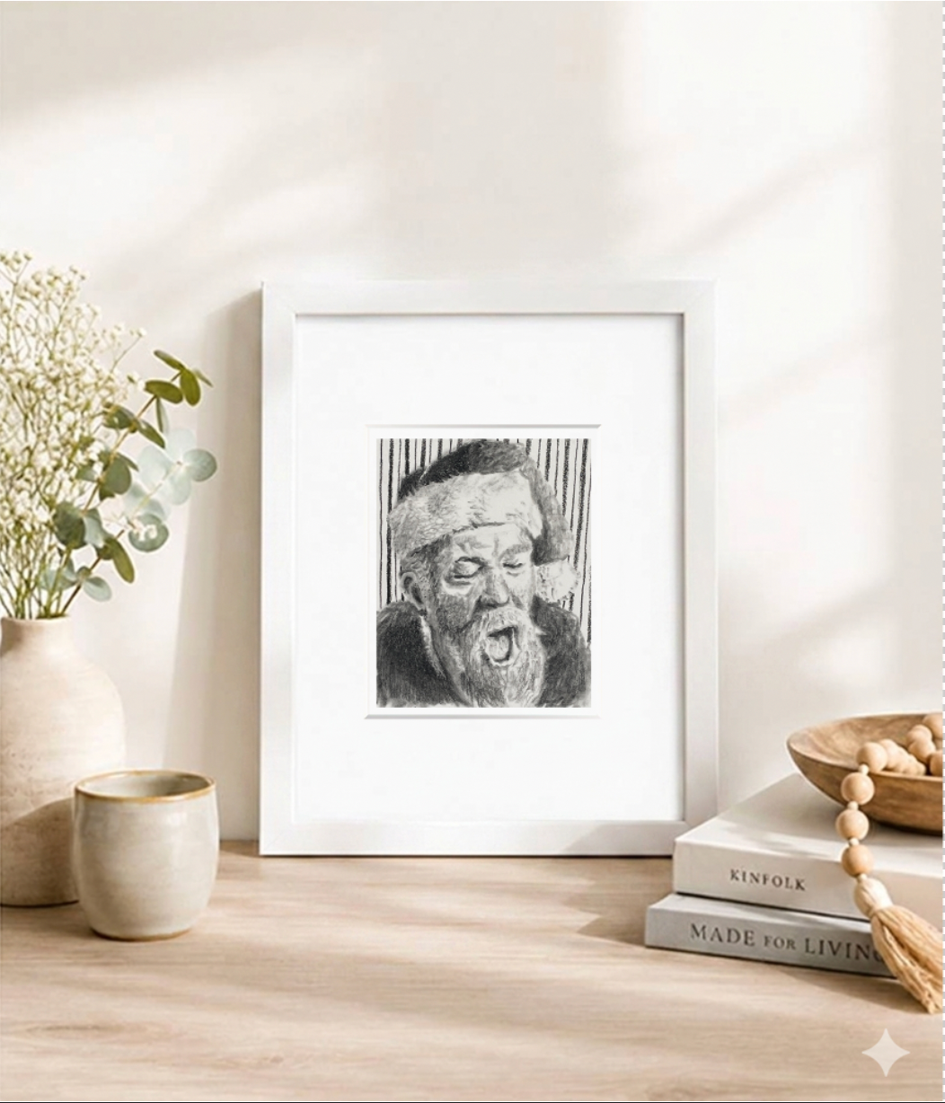 Original Charcoal Drawing