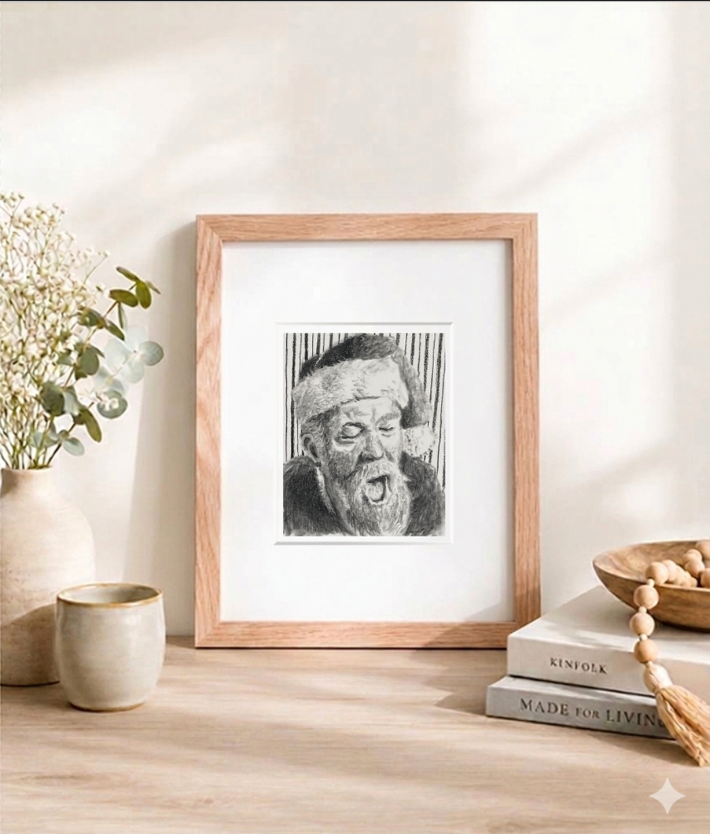 Original Charcoal Drawing