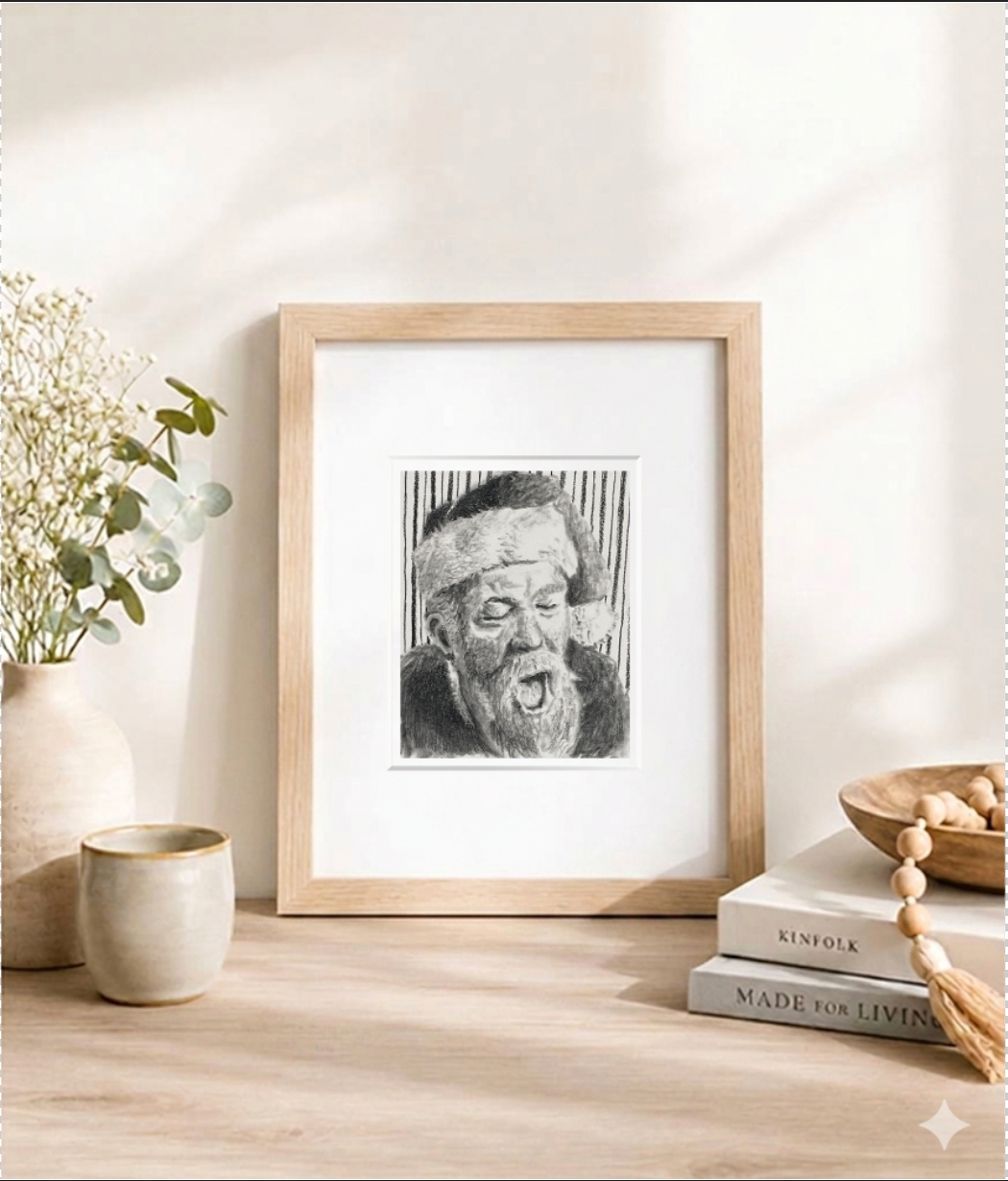 Original Charcoal Drawing