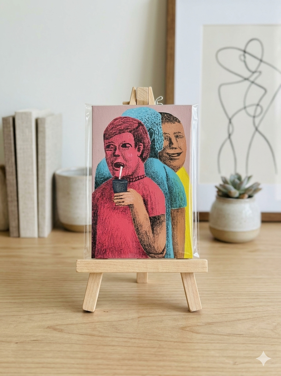 Original Mixed Media Drawing